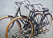 'Painting of Dutch Bicycles' by Asienreisender